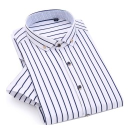 SKR074 Design Stripe Printed Shirt Style Homemade Short Sleeve Printed Shirt Style Make Casual Printed Shirt Style Printed Shirt Manufacturer SKR074 Design Stripe Printed Shirt Style Homemade Short Sleeve Printed Shirt Style Make Casual Printed Shirt Style Printed Shirt Manufacturer